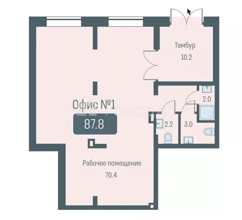 Офис в Новосибирская область, Новосибирск ул. Немировича-Данченко, ... - Фото 2