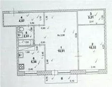 Аукцион: 2-к. квартира, 45,3 м, 5/5 эт. - Фото 0