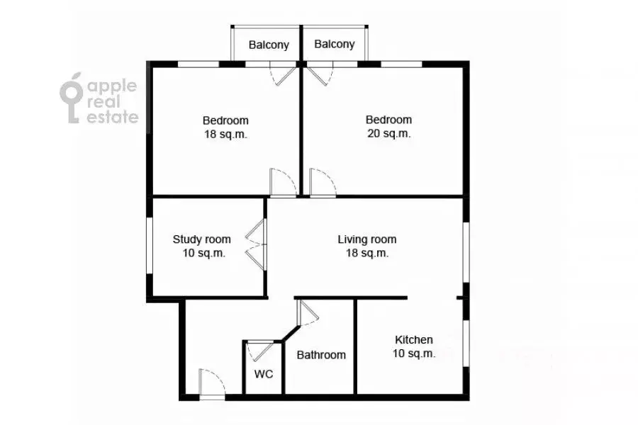 4-к кв. Москва Малая Бронная ул., 36 (100.0 м) - Фото 2