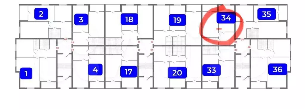 1-к. квартира, 44 м, 2/4 эт. - Фото 1