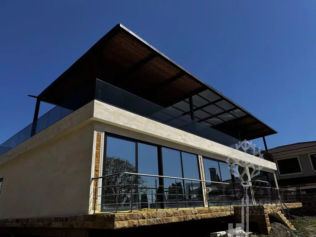 Дом в Крым, Алушта муниципальный округ, с. Виноградное ул. Нижняя (445 ... - Фото 1