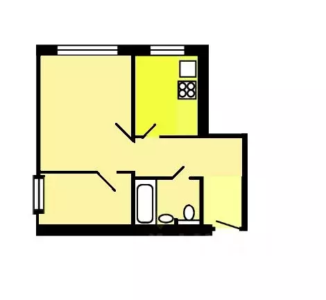 1-к кв. Москва ул. Михайлова, 36/8 (32.0 м) - Фото 2