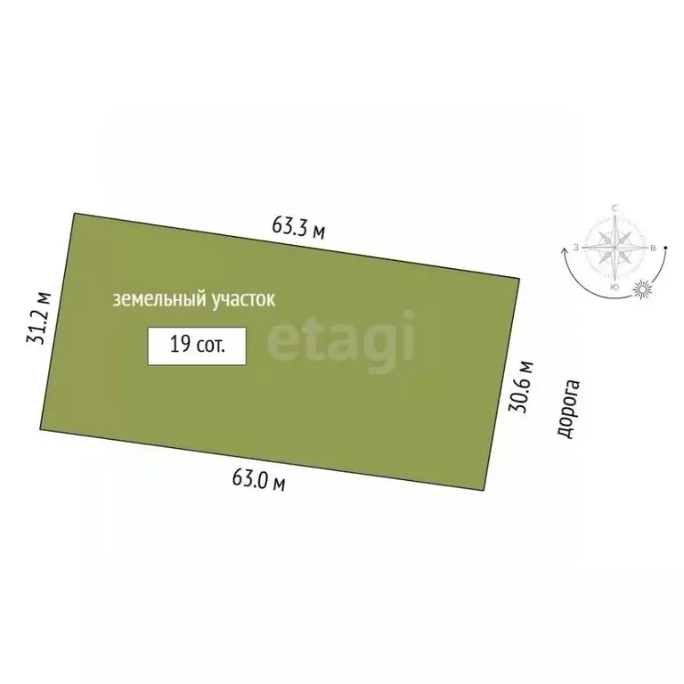 Участок в Тюменская область, Тюменский муниципальный округ, д. Речкина ... - Фото 1