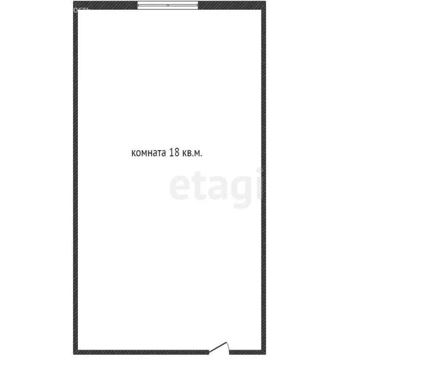 1к в -комнатной квартире (18 м) - Фото 1