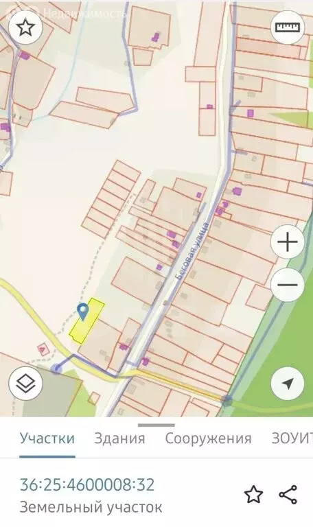 Участок в село Русская Гвоздёвка, Беговая улица, 24 (23 м) - Фото 2