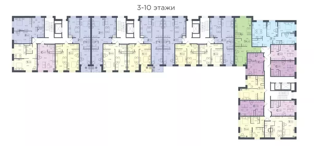1-к кв. Тюменская область, Тюмень Дамбовская ул., 25к1 (44.24 м) - Фото 1