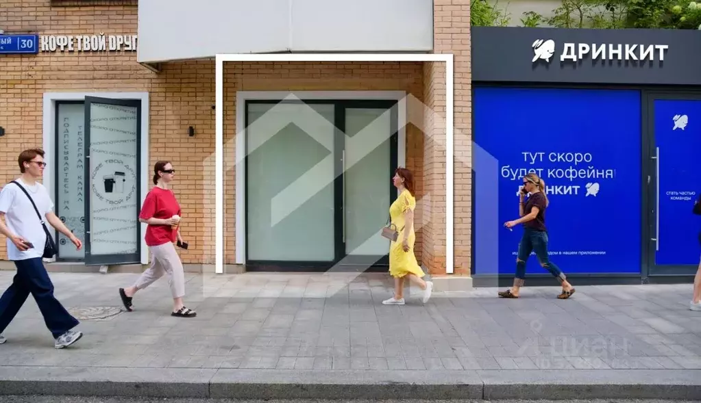 Помещение свободного назначения в Москва Денежный пер., 30 (26 м) - Фото 1