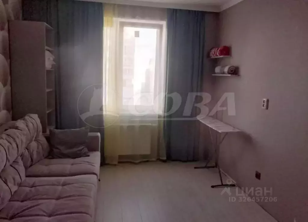 1-к кв. Тюменская область, Тюменский муниципальный округ, д. Патрушева ... - Фото 1