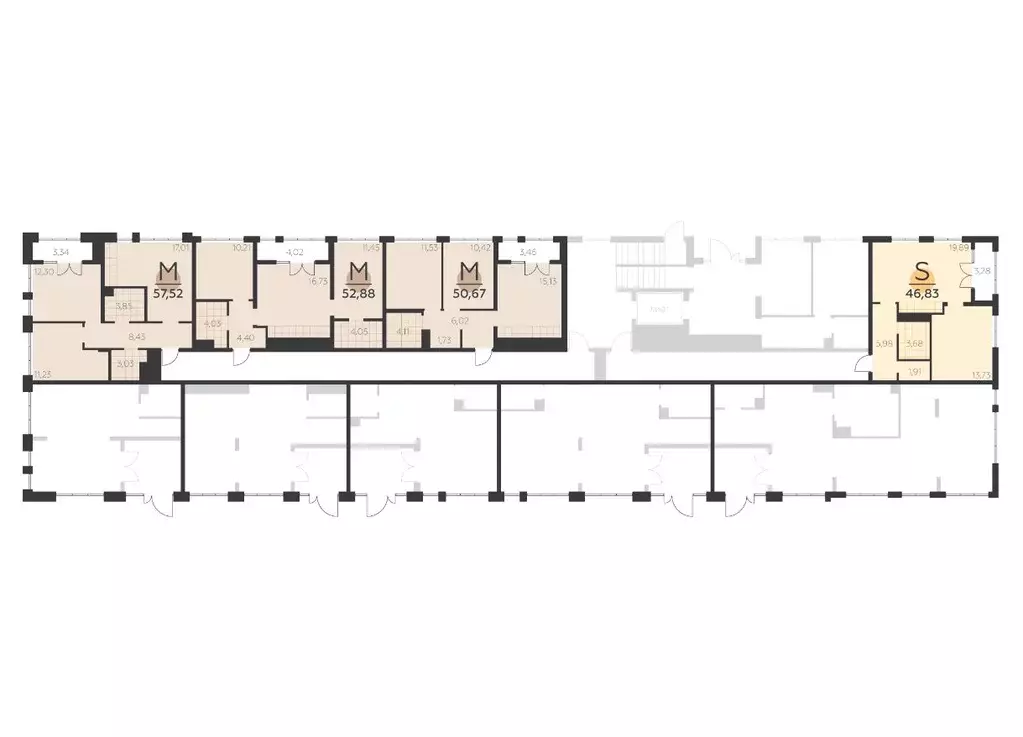 2-к кв. Тульская область, Тула  (52.88 м) - Фото 2