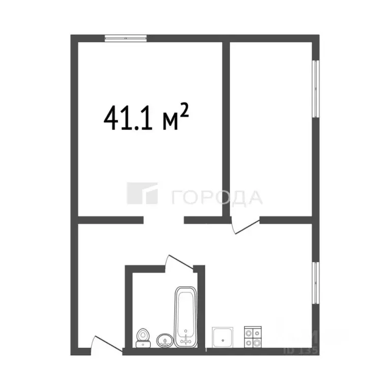 2-к кв. Алтайский край, Барнаул ул. Профинтерна, 59А (41.5 м) - Фото 2