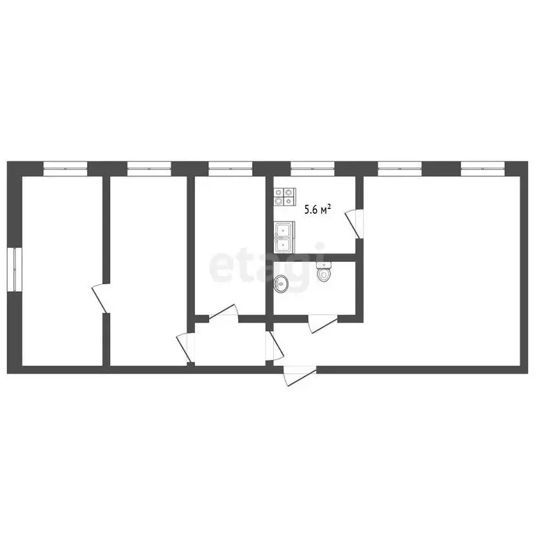 Офис (85.9 м) - Фото 1