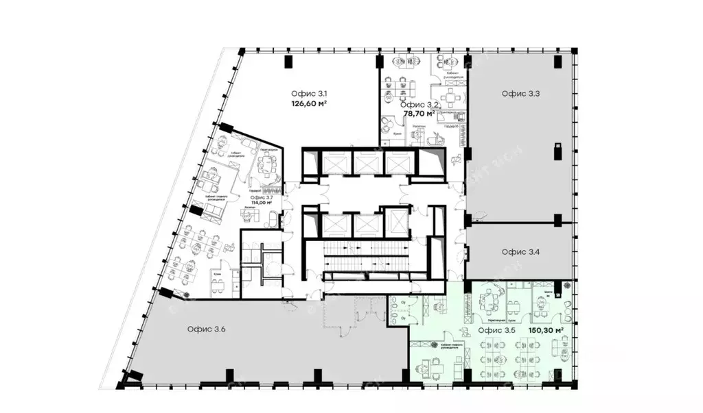 Офис в Москва ул. Обручева, 23АС1 (150 м) - Фото 1