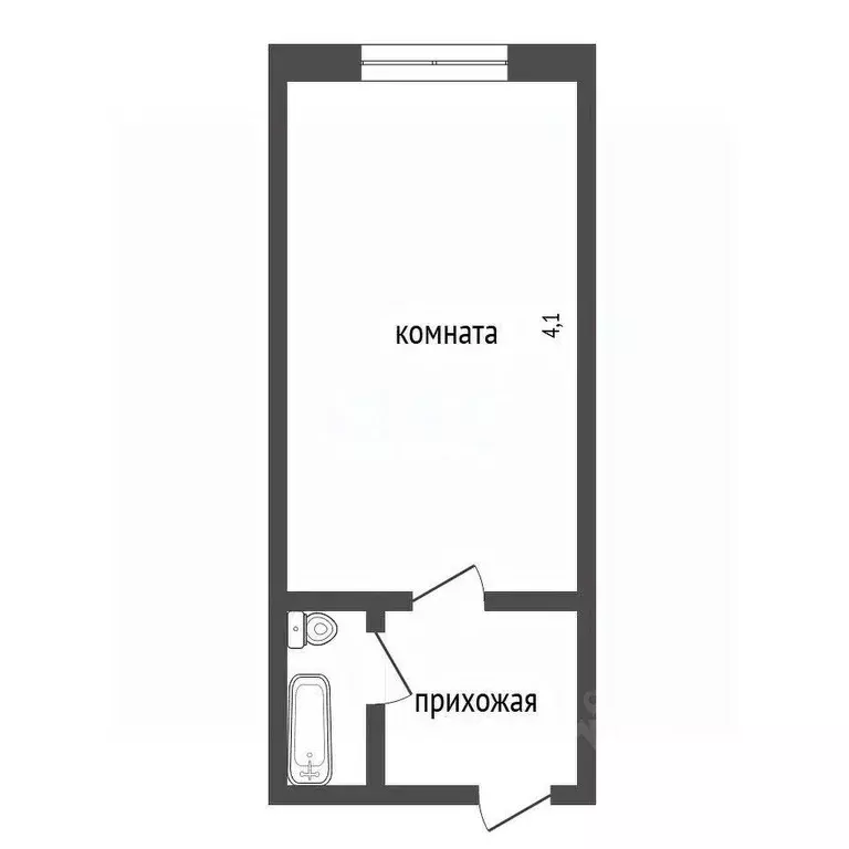 Студия Красноярский край, Красноярск ул. Гастелло, 25 (13.8 м) - Фото 2