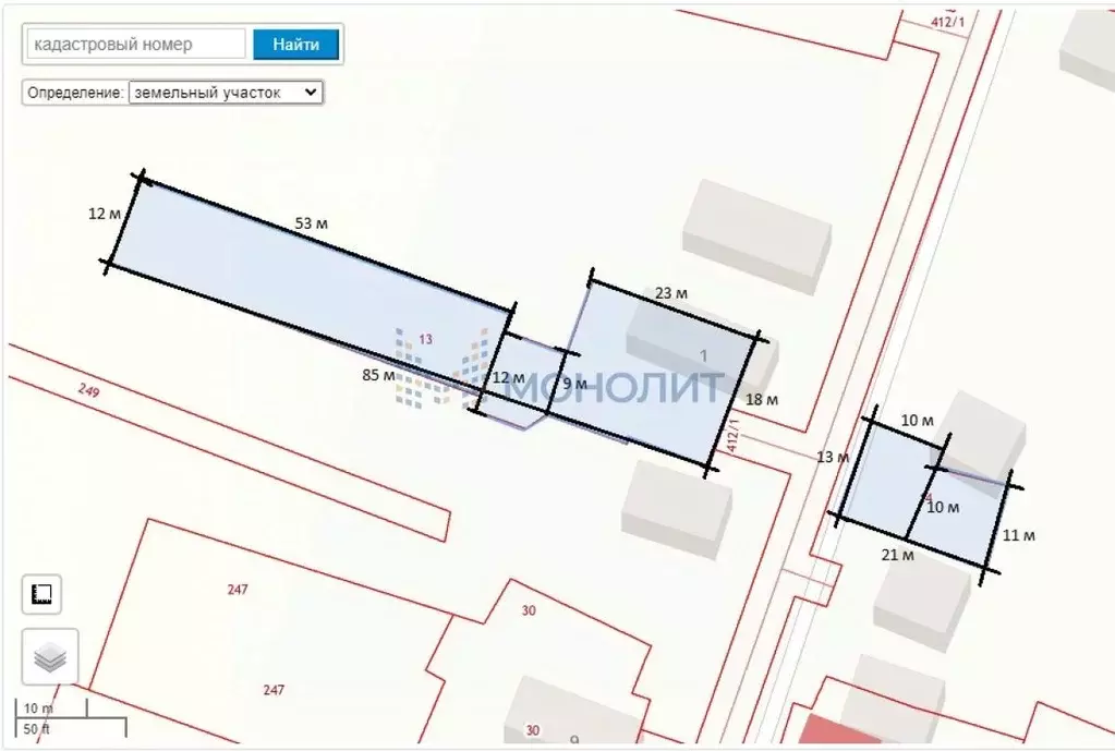 Участок в Нижегородская область, Бор городской округ, д. Трутнево 1 ... - Фото 0