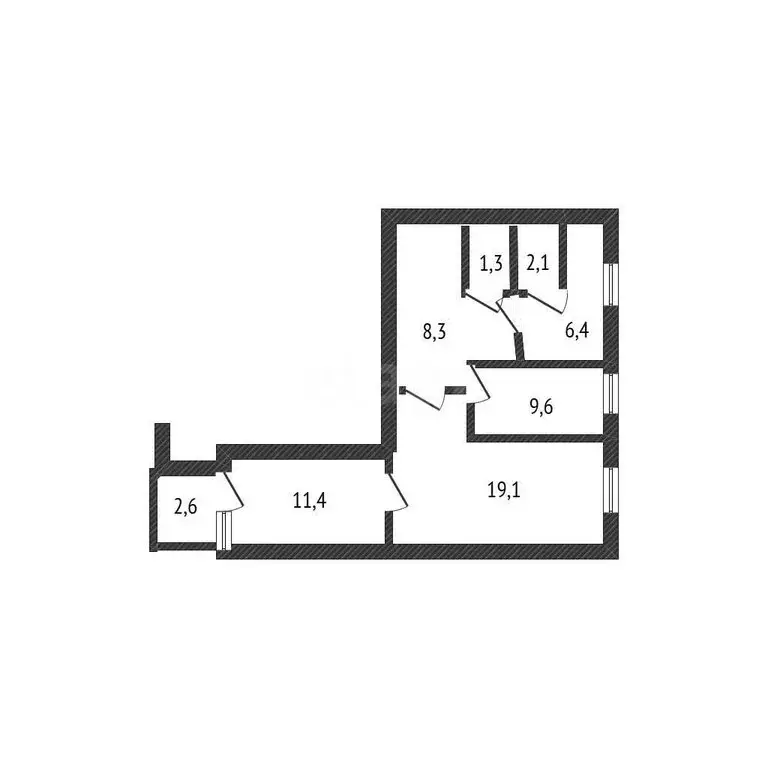 3-комнатная квартира: Салават, улица Островского, 25А (58.8 м) - Фото 1
