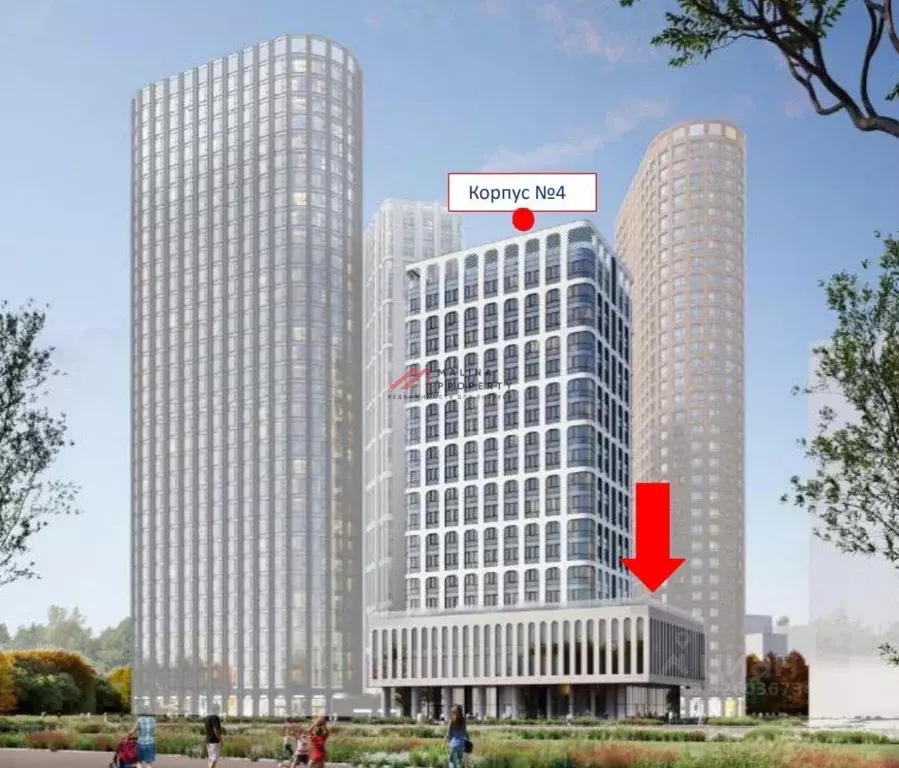 Торговая площадь в Москва Нагатино Ай-Ленд жилой комплекс, к1 (3206 м) - Фото 1