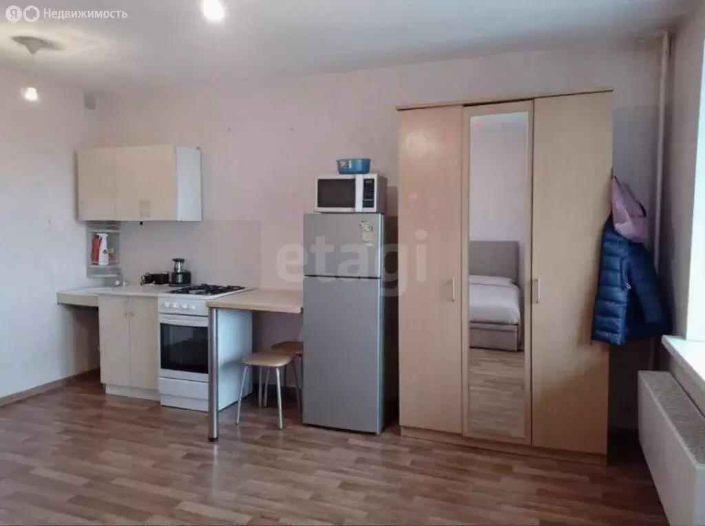 Квартира-студия: Томск, микрорайон Черемошники, Светлый переулок, 35 ... - Фото 1