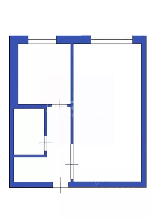 1-к кв. Кемеровская область, Кемерово просп. Ленина, 45А (30.9 м) - Фото 2