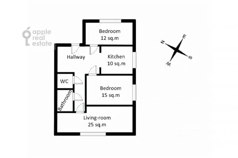 3-к кв. Москва Кутузовский просп., 19 (67.0 м) - Фото 1