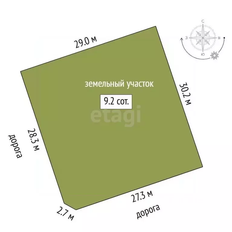 Участок в Тюменская область, Тюменский муниципальный округ, Архип ... - Фото 2