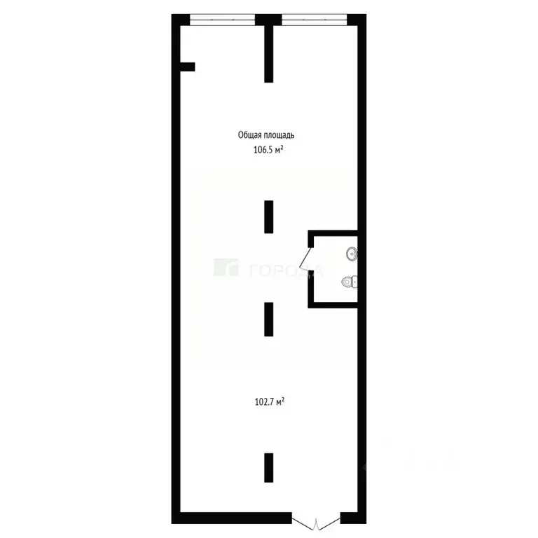Офис в Новосибирская область, Обь Геодезическая ул., 29 (107 м) - Фото 2