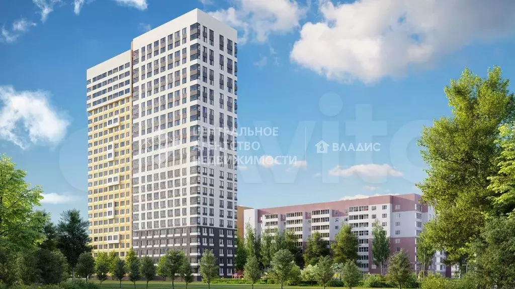 1-к. квартира, 35,8 м, 8/25 эт. - Фото 0