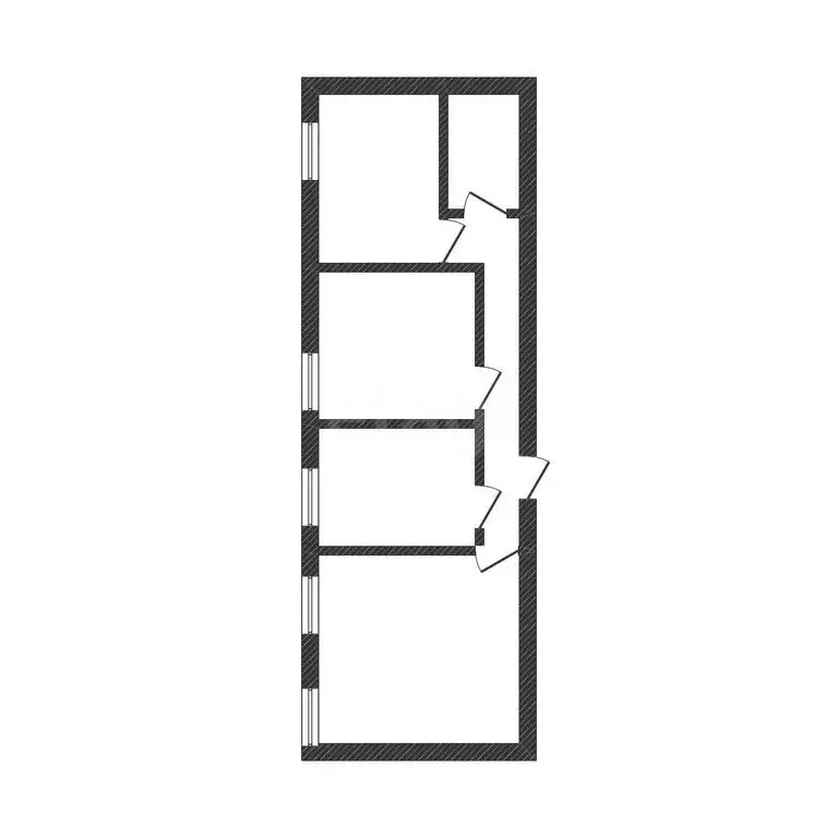3-комнатная квартира: Валуйки, 2-й Новосёловский переулок, 1А (69.1 м) - Фото 1