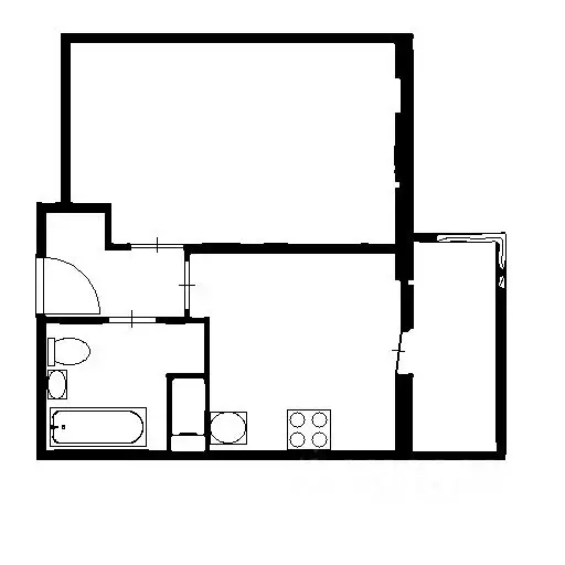 1-к кв. Санкт-Петербург проезд Дизельный, 11к2 (36.5 м) - Фото 2