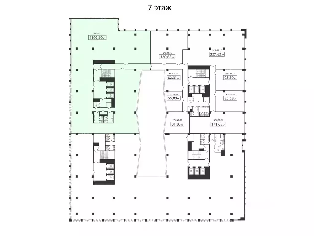 Офис в Санкт-Петербург Левашовский просп., 15 (1103 м) - Фото 2
