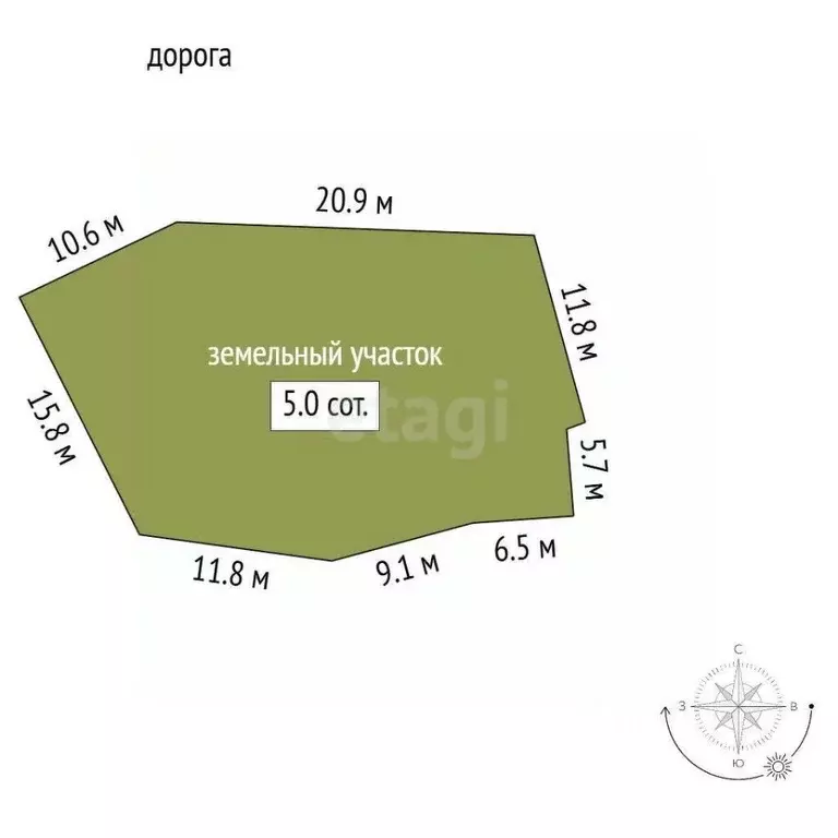 Участок в Крым, Феодосия Восход СПК,  (5.0 сот.) - Фото 1