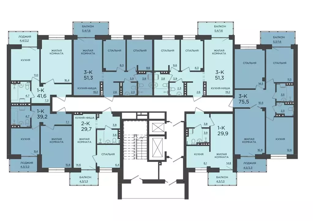 1-к кв. Красноярский край, Красноярск Свердловская ул., 6Е (41.4 м) - Фото 2