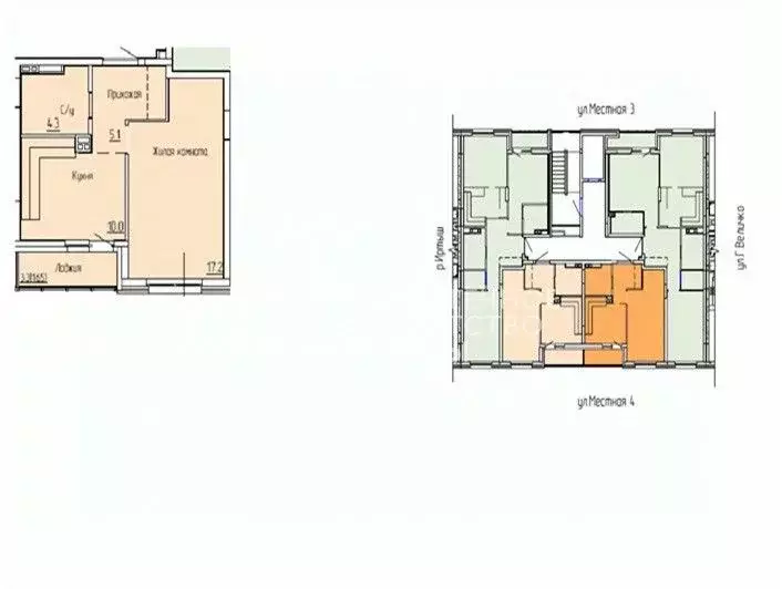 1-к кв. Ханты-Мансийский АО, Ханты-Мансийск Самаровская ул., 2А (38.25 ... - Фото 1