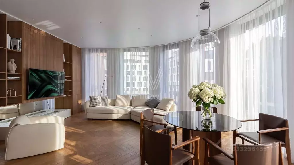 3-к кв. Москва Саввинская наб., 13 (110.0 м) - Фото 1