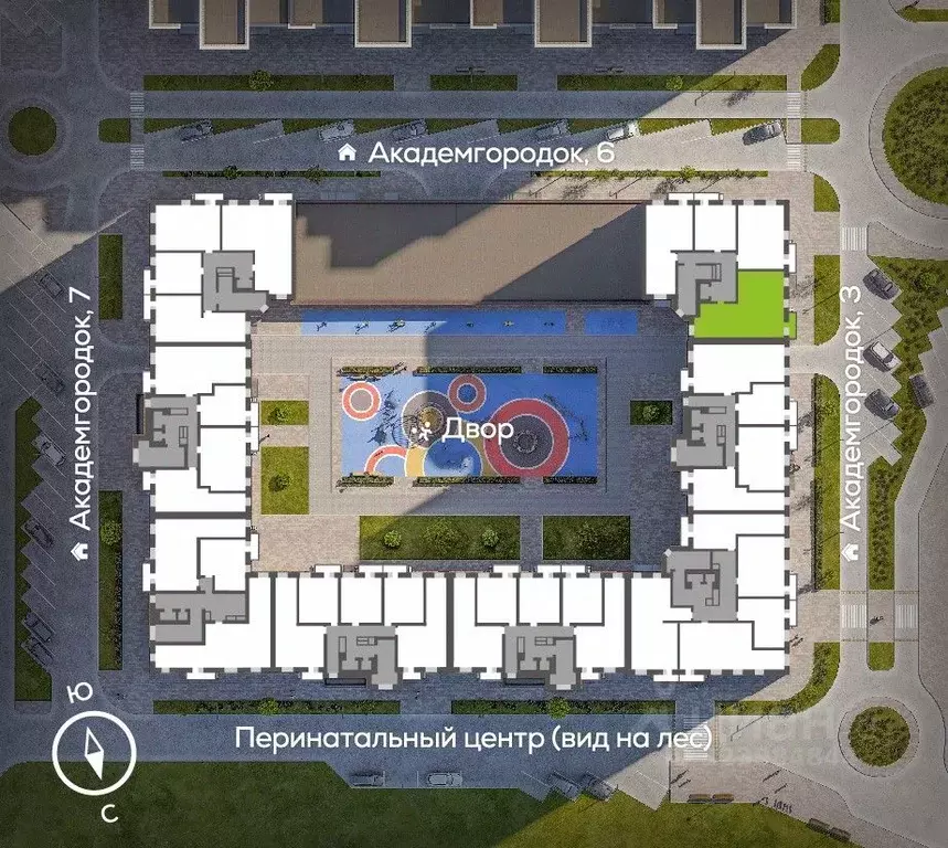 3-к кв. Красноярский край, Красноярск ул. Академгородок, 76 (93.9 м) - Фото 2