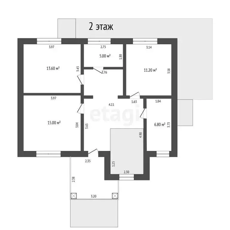 Дом в село Перевалово, Летняя улица (150 м) - Фото 2