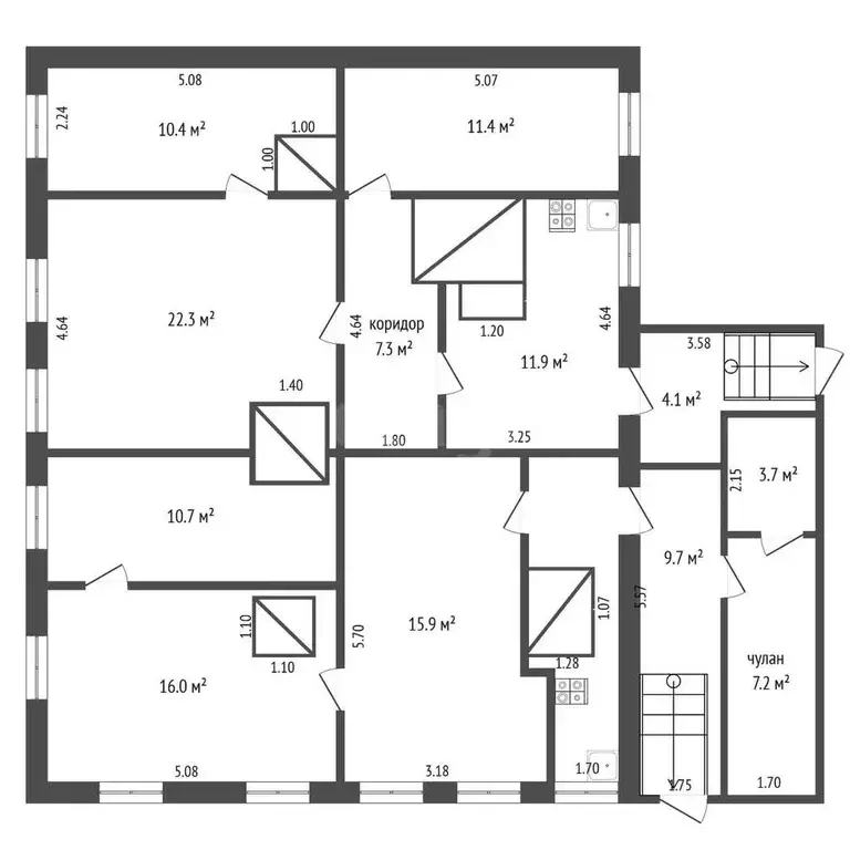 Дом, 120 м - Фото 1