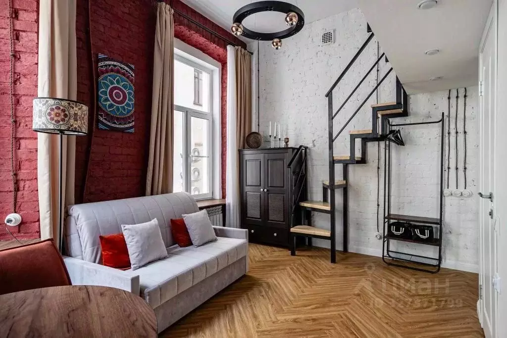 1-к кв. Москва ул. Покровка, 31С1г (25.0 м) - Фото 2