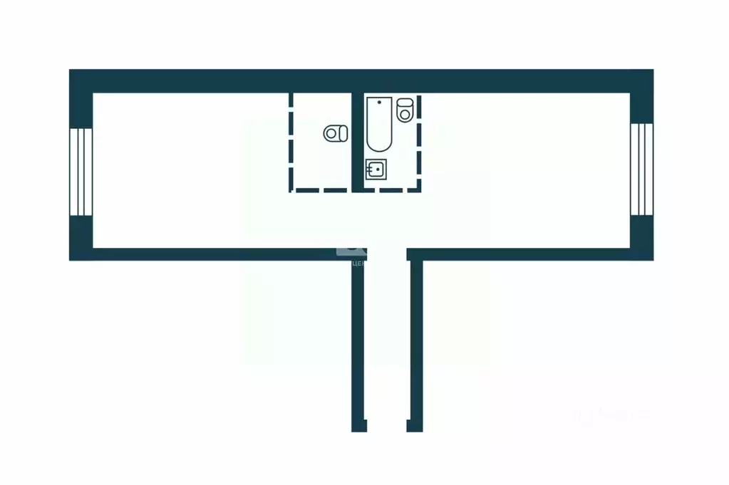 Квартира, 1 комната, 75.5 м - Фото 2