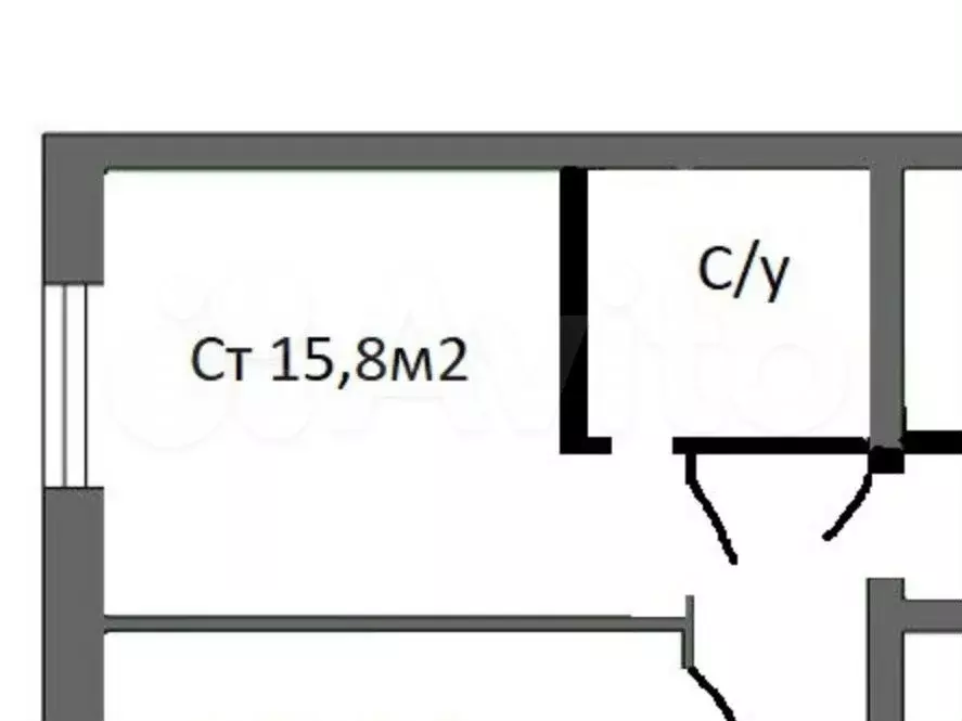 Квартира-студия, 16 м, 1/9 эт. - Фото 0