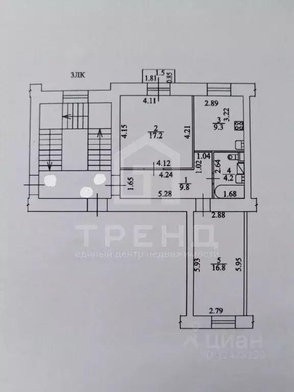 2-к кв. Санкт-Петербург Заневский просп., 10 (58.0 м) - Фото 2