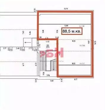Офис в Свердловская область, Екатеринбург просп. Ленина, 8П (89 м) - Фото 2