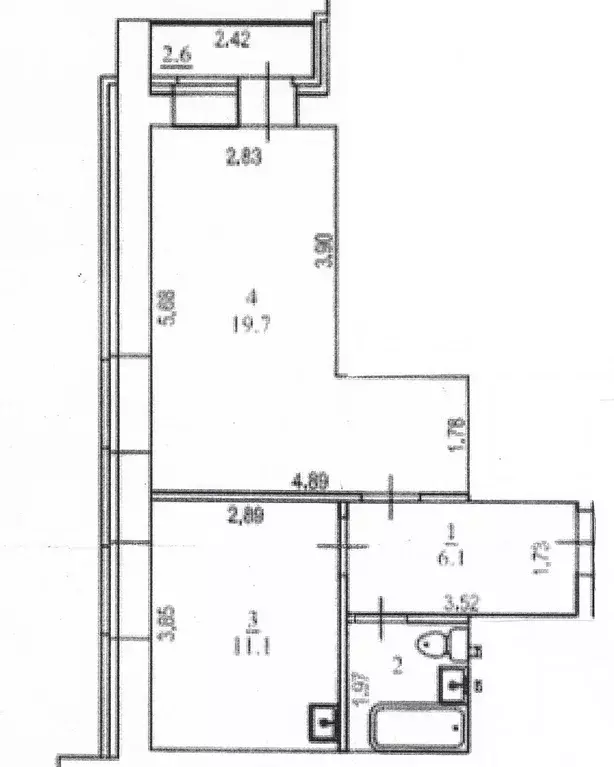 Продаётся 1-к квартира, 40.6 м - Фото 0