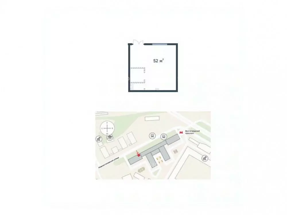 Торговая площадь в Москва Новоостаповская ул., 20 (52 м) - Фото 2