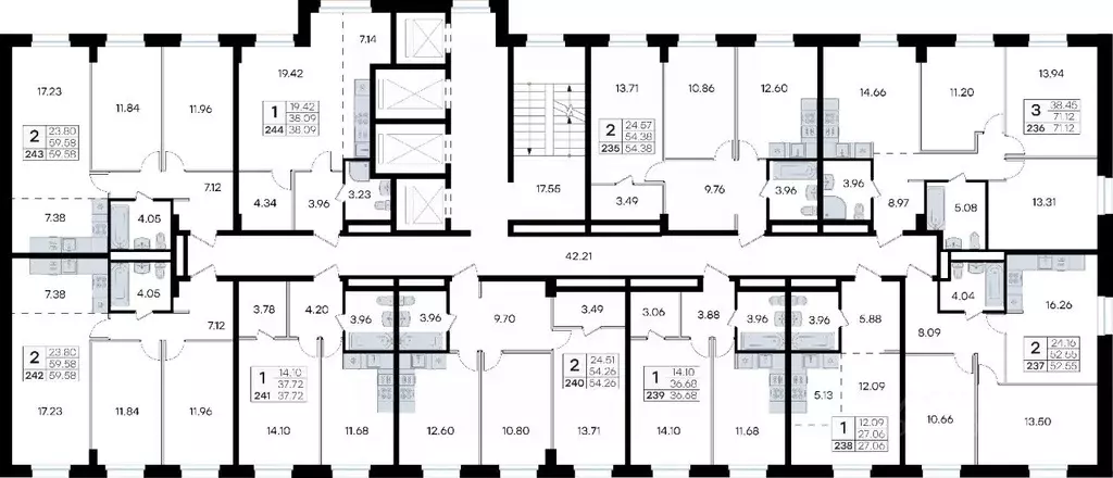 1-к кв. Приморский край, Владивосток ул. Тухачевского, 80 (36.68 м) - Фото 1
