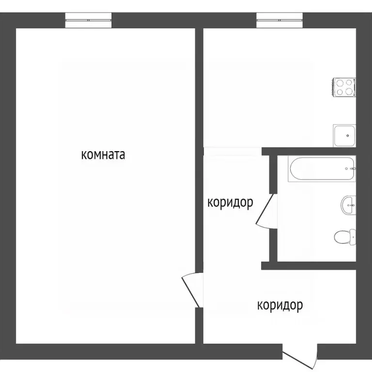 1-к кв. Бурятия, Улан-Удэ ул. Борсоева, 31 (33.8 м) - Фото 1