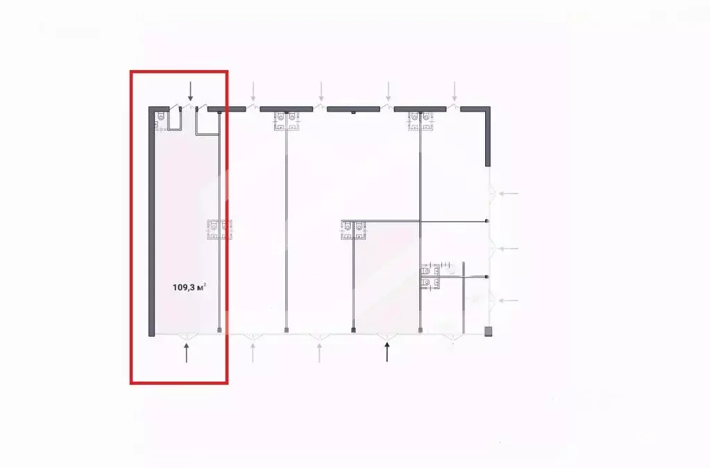 Помещение свободного назначения в Москва Тушинская ул., 24С15 (109 м) - Фото 2