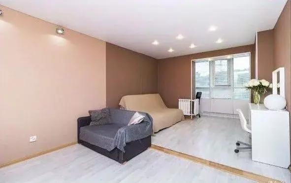 1-к кв. Башкортостан, Уфа ул. Набережная Моторостроителей, 15 (34.7 м) - Фото 2