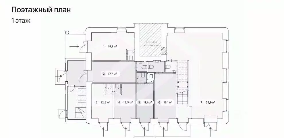 Помещение свободного назначения в Москва Бауманская ул., 33/2С3 (66 м) - Фото 2