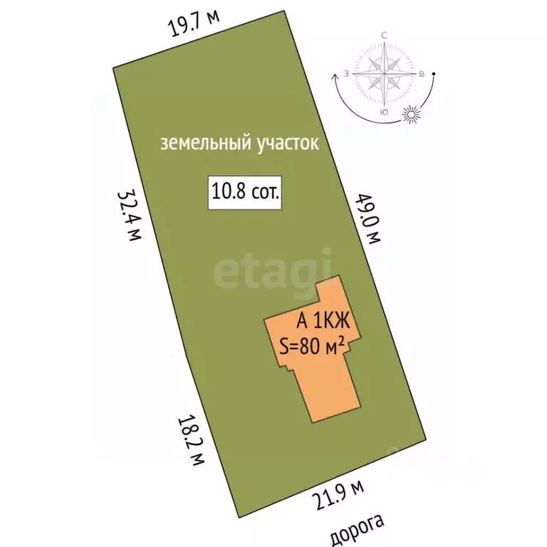 Дом в Тюменская область, Тюменский муниципальный округ, с. Каскара ул. ... - Фото 2