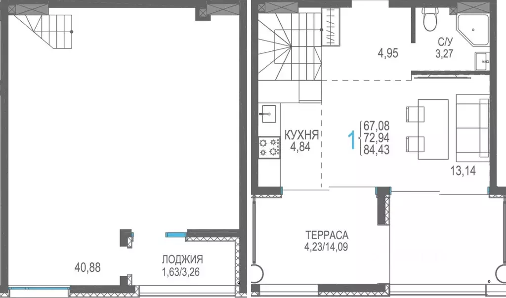 1-к кв. Крым, Сакский район, Лесновское с/пос, с. Прибрежное Розовое ... - Фото 1